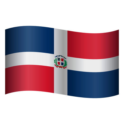 flag: Dominican Republic as rendered by Icons8