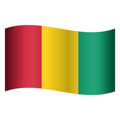 flag: Guinea as rendered by Icons8