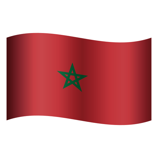 flag: Morocco as rendered by Icons8