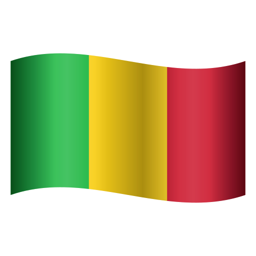 Bandiera: Mali as drawn by Icons8 in 14.0