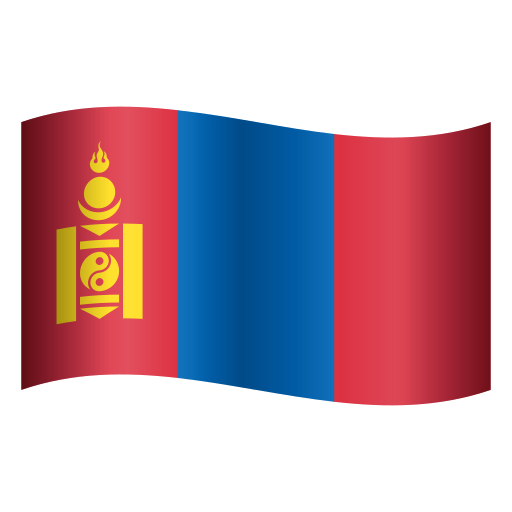 bandeira: Mongólia as rendered by Icons8