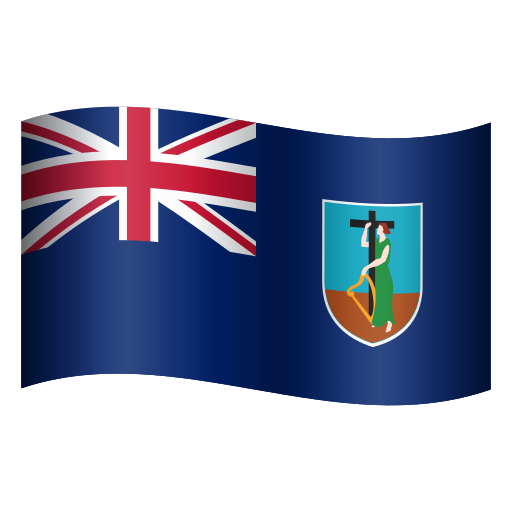flag: Montserrat as rendered by Icons8