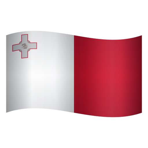 flag: Malta as rendered by Icons8