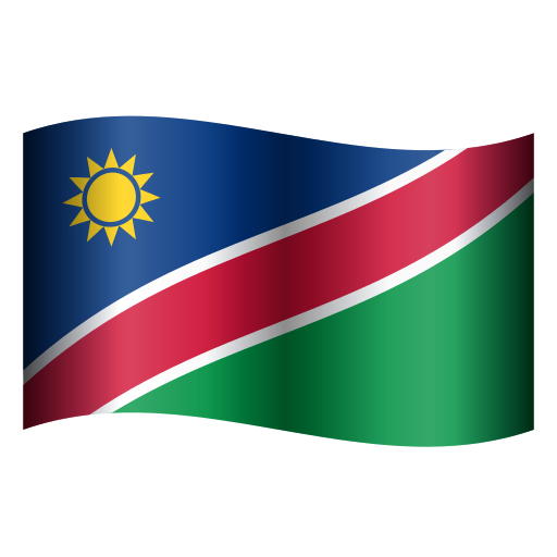 flag: Namibia as rendered by Icons8