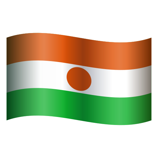 Flagge: Niger as rendered by Icons8