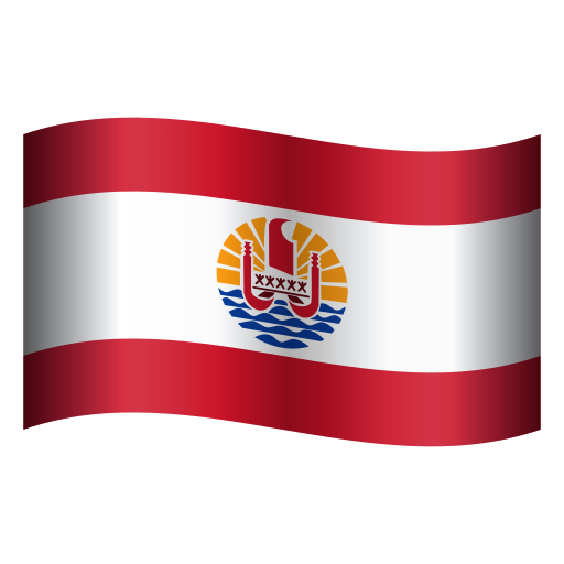 flag: French Polynesia as rendered by Icons8
