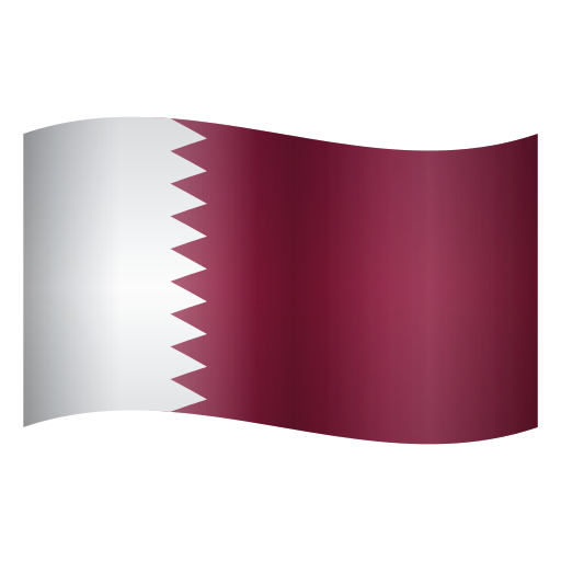 flag: Qatar as rendered by Icons8