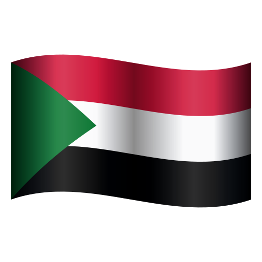 Bandera: Sudán as rendered by Icons8