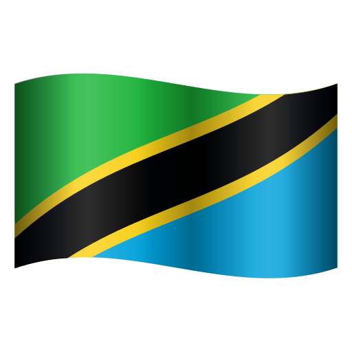 flag: Tanzania as rendered by Icons8