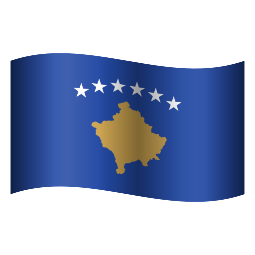 flag: Kosovo as rendered by Icons8