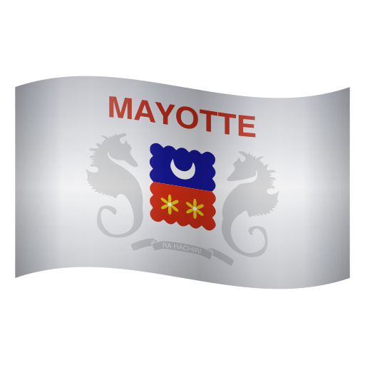 flag: Mayotte as rendered by Icons8