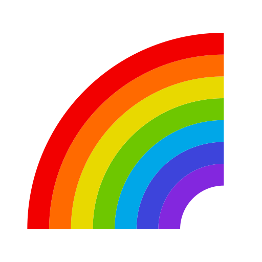 rainbow as rendered by Icons8