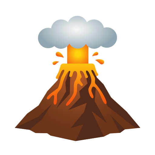 火山 as rendered by Icons8