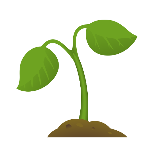 seedling as rendered by Icons8