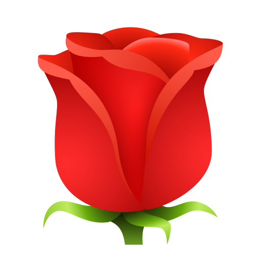 장미꽃 as rendered by Icons8