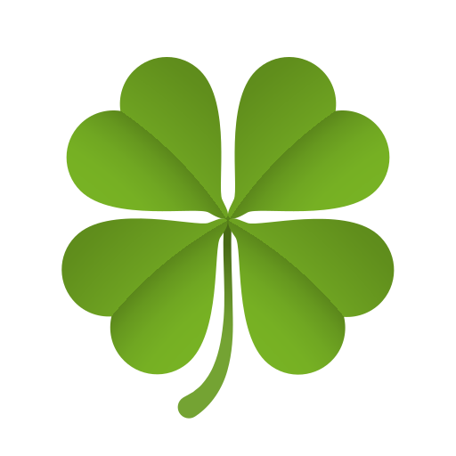 four leaf clover as rendered by Icons8