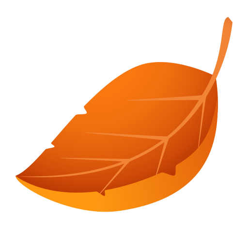 Fallen Leaf as drawn by Icons8 in 14.0