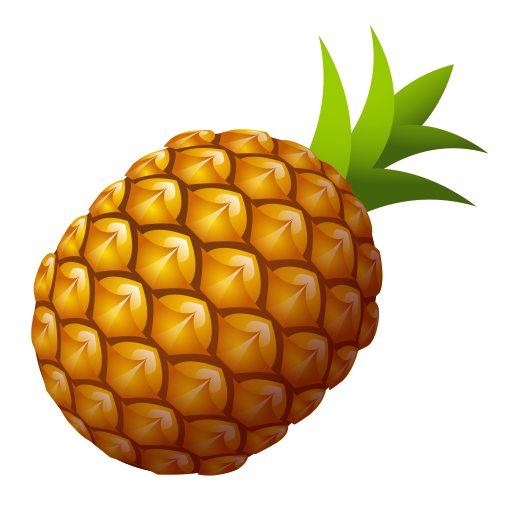 파인애플 as rendered by Icons8