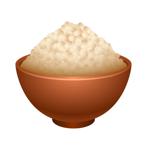 cooked rice as rendered by Icons8