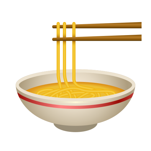 steaming bowl as rendered by Icons8