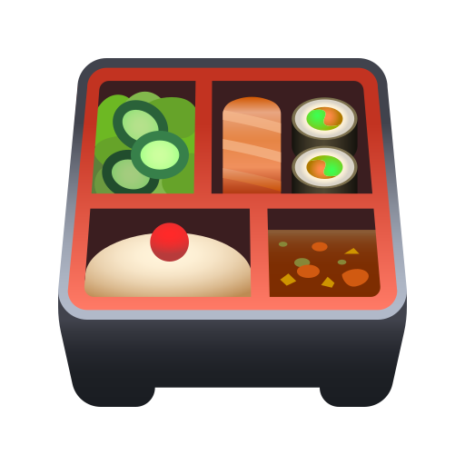 bento box as rendered by Icons8