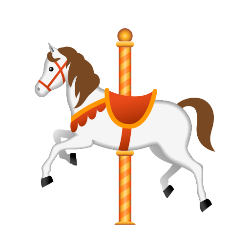 carousel horse as rendered by Icons8