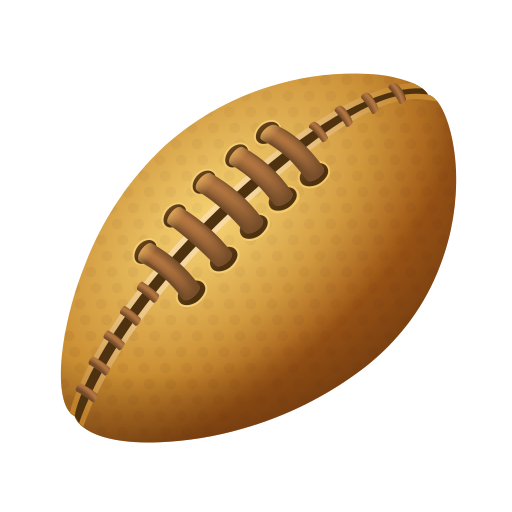 rugby football as rendered by Icons8