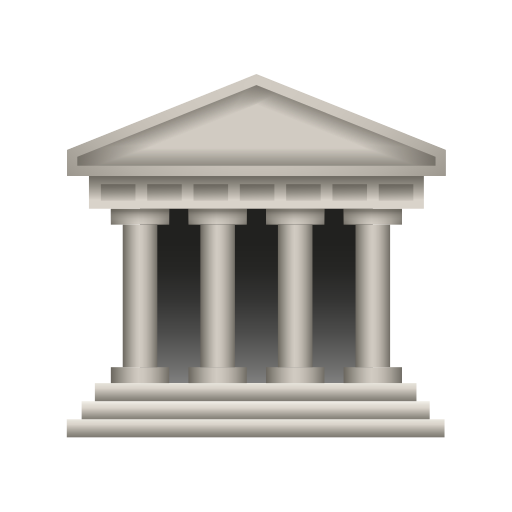 edificio clásico as rendered by Icons8