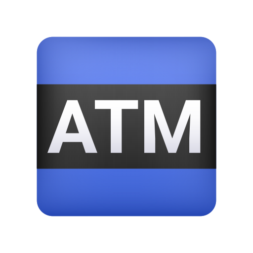 ATM sign as rendered by Icons8