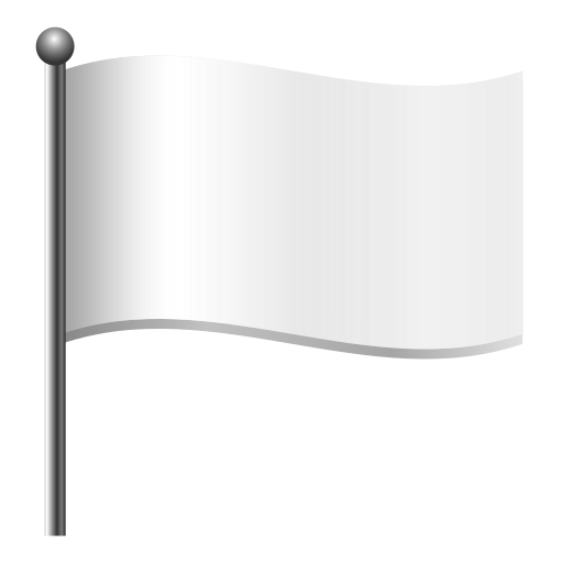 weiße Flagge as rendered by Icons8