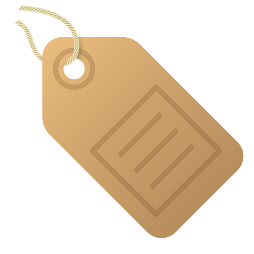 etiqueta as rendered by Icons8