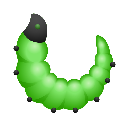毛虫 as drawn by Icons8 in 14.0