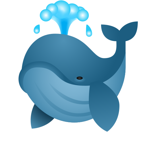 blasender Wal as rendered by Icons8