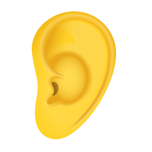 ear as rendered by Icons8