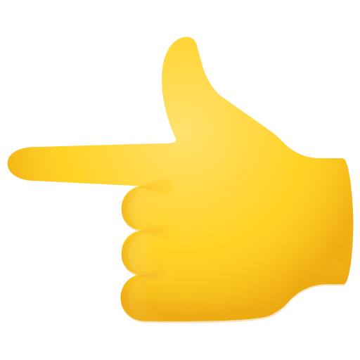 nach links weisender Zeigefinger as rendered by Icons8