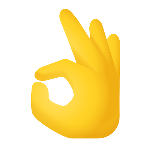 OK Hand as drawn by Icons8 in 14.0