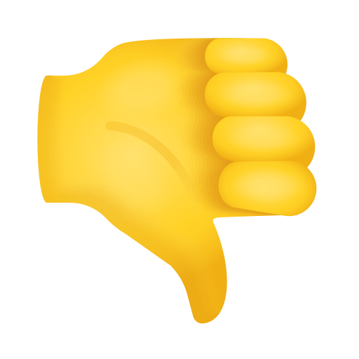 pollice verso as rendered by Icons8