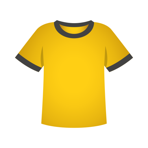 t-shirt as rendered by Icons8