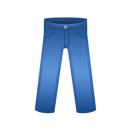 jeans as rendered by Icons8
