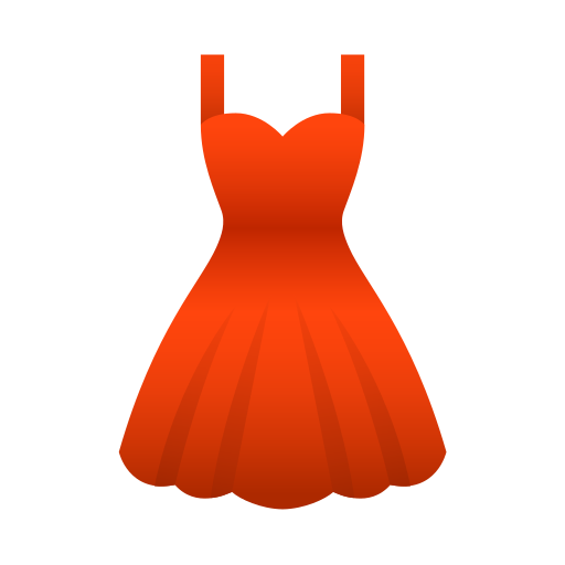 dress as rendered by Icons8