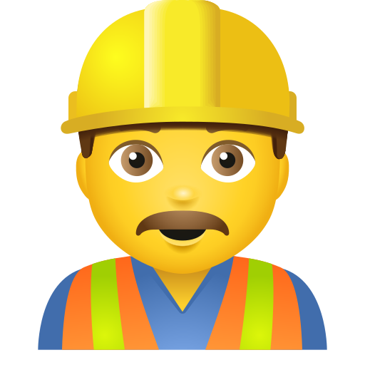 man construction worker as rendered by Icons8
