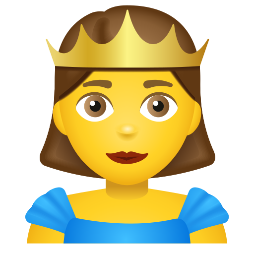 Prinzessin as rendered by Icons8