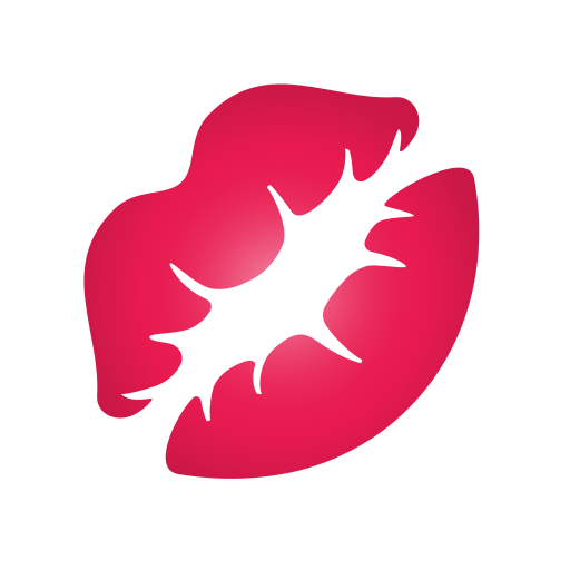 marca de beijo as rendered by Icons8
