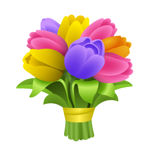 Blumenstrauß as rendered by Icons8