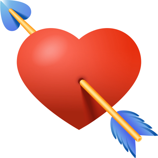 heart with arrow as rendered by Icons8