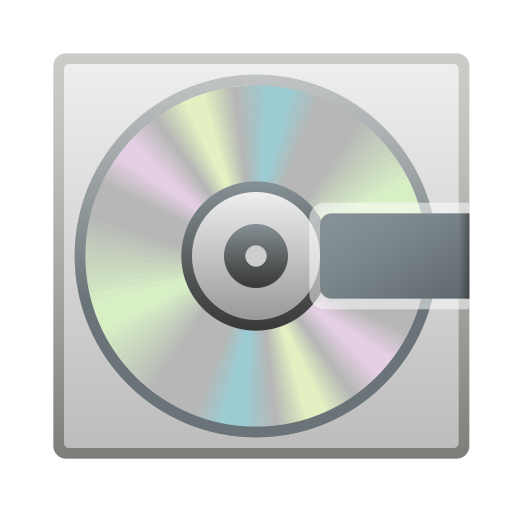 computer disk as rendered by Icons8