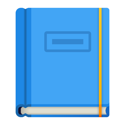 notebook as rendered by Icons8
