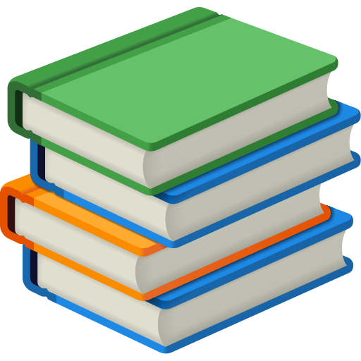 books as rendered by Icons8