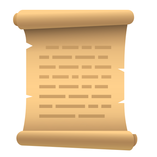 scroll as rendered by Icons8