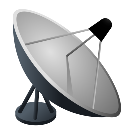 satellite antenna as rendered by Icons8